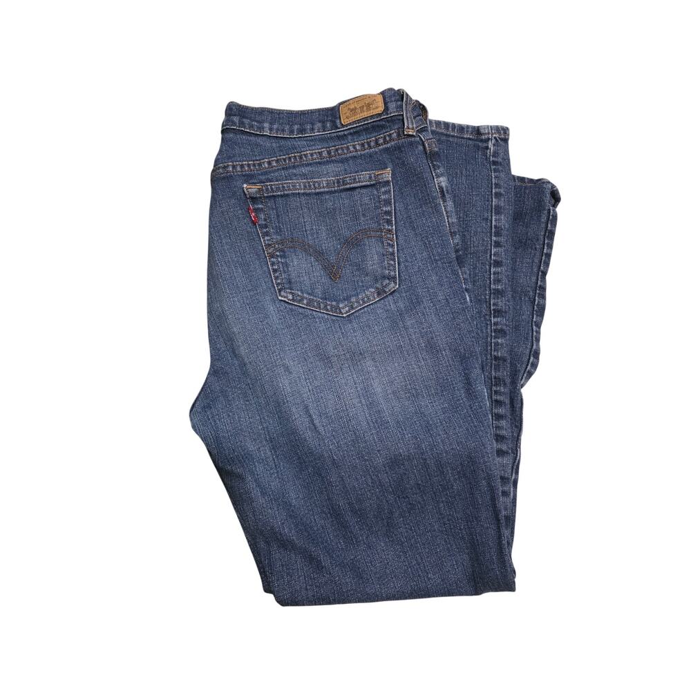 Levi's Size 14 Women's Blue 505 Straight Leg Jeans